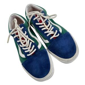 Vans Old‎ Skool Suede Canvas Colorblock Skater Shoes Men 6 Women 7 Skater Punk